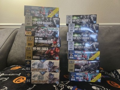 Gunpla Lot Of HG and 30 Minute Fantasy Model Kits, All Unopened, Sprues Sealed