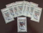 Lot of 9 Ken Griffey Jr. 1990 Upper Deck Card #156 PSA 10 GEM (1) PSA 9 MINT (8)