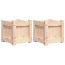 Garden Planters Patio Flower Pot Plant Pot Planter Box Solid Wood Pine vidaXL