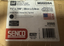 Senco M002264 Collated Metal Connector Nail, .148 x 1-1/2 in 2000