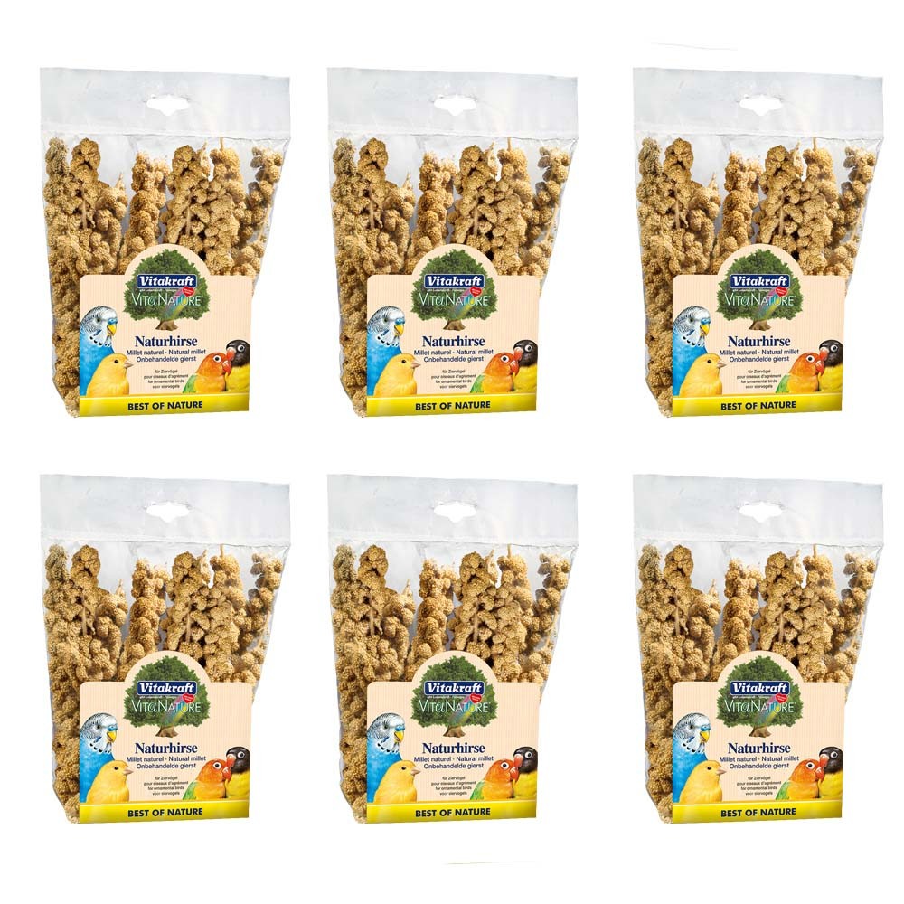 Vita Nature Millet Sprays - 300g - Delicious Treat for Birds - Case of 6
