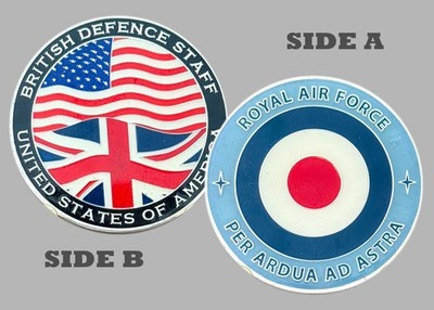 British Defence Staff USA RAF Per Ardua Ad Astra Challenge Coin  1#26