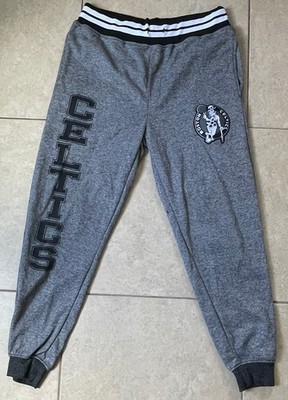 Boston Celtics NBA UNK Gray Joggers Pants Sweatpants Vintage