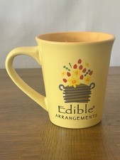 Edible Arrangements Coffee Mug Yellow & Orange 16 Oz  Hot Chocolate Mug Fruit.