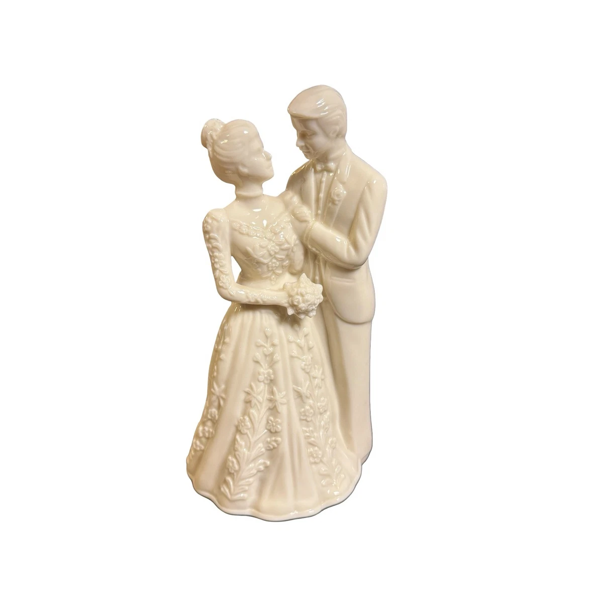 Topper de gâteau de mariée et de marié | Photo Premium