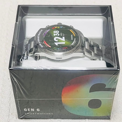 FOSSIL Smart Watch GENERATION 6 FTW4060 Stainless Steel Silver New