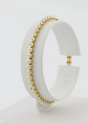 18k Gold Platte über Sterlingsilber Armband 7'' Ross Simons