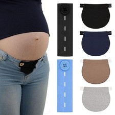 4 St&uuml;ck Verstellbarem Hosenerweiterung Schwangerschaft Set, Elastische