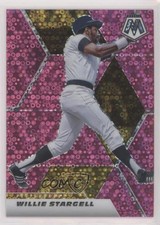 2021 Panini Mosaic Quick Pitch Pink Prizm 7/20 Willie Stargell #145 HOF 0c2