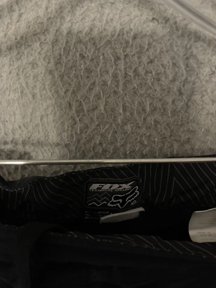 Fox Racing Mens Mountain Bike Cycling Shorts size 40 Black Adult Nylon - Image 2 of 4