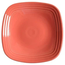 Homer Laughlin  Fiesta Flamingo  Square Luncheon Plate 9510871