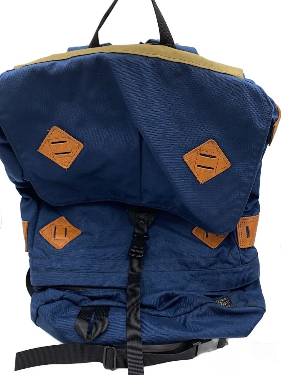 PORTER Backpack Polyester Navy Used - image 1
