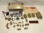 Marx Playset Battle of the Blue and Gray  Accessories  Mansion Flags Tents More