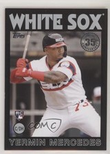 2021 Update 1986 Topps Baseball 35th Anniversary Black /299 Yermin Mercedes fm0