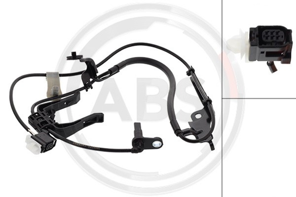 A.B.S. ABS Sensor Raddrehzahl 33106 FüR Lexus RX 200T AGL20R AGL20_ AWD AGL25_-image