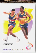 1991-92 SkyBox #465 Chris Jackson / Reggie Williams