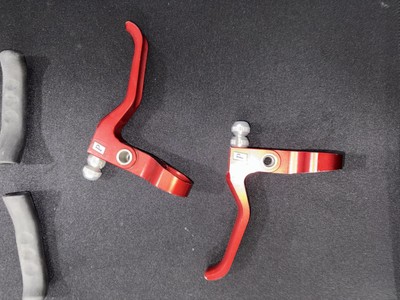 Paul Component Engineering Love Brake Levers Red Pair, shipping