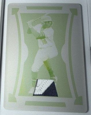 2023 Panini National Treasures Junior Caminero #11 1/1 Printing Plate RC