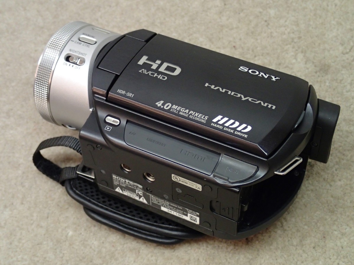 Sony HDR-SR1 HD Handycam Camcorder 30GB | eBay