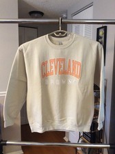 Cleveland Browns Brown Sweatshirt Adult Large