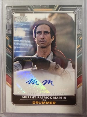 '22 Star Wars The Book of Boba Fett Murphy Patrick Martin as Drummer Auto #A-MPM
