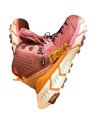 HOKA Damen Tennine Hike GTX | Cherry Mahogany Strawberry Ice | UK Größe 5,5