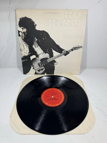 Vintage 1975 Bruce Springsteen Born To Run Vinyl Record Album JC 33795
