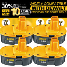 4PACK 18V For Dewalt 18 VOLT XRP Ni-MH 7.0Ah Battery DC9099 DC9096 DC9098 NEW