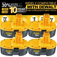4PACK 18V For Dewalt 18 VOLT XRP Ni-MH 7.0Ah Battery DC9099 DC9096 DC9098 NEW