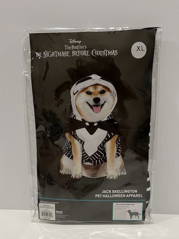 Tim Burton’s The Nightmare Before Christmas Dog Costume XL