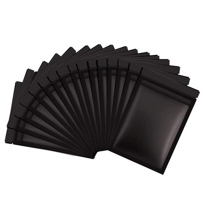 Mattschwarz Gripseal Lebensmittelbeutel Druckverschlussbeutel Mylar Flachbeutel BPA-frei Verpackung