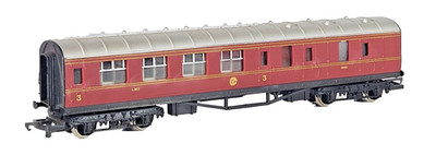 Hornby R434 Spurweite OO LMS weinrot Stanier gebremst dritte Klasse Korridor Reisebus 5644.