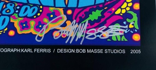 BOB MASSE GOD SAVE THE CREAM FAREWELL ROCK CONCERT POSTER SIGNED BY ARTIST - Picture 2 of 2