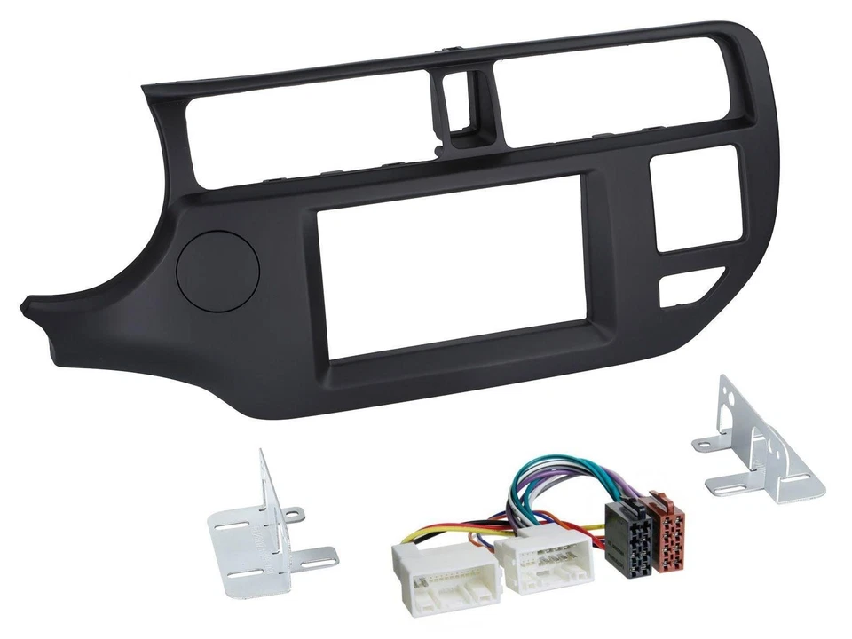 JVC MP3 USB 2DIN DAB Bluetooth CD Autoradio für Kia Rio 11-14 UB schwarz - Bild 3 von 4