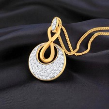 Pave 0.90 Cts F/VS1 Round Brilliant Cut Natural Diamonds Chain Necklace 14K Gold