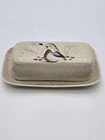 Vintage Red Wing Potteries - Bob White Quail Pattern - Butter Dish w/Cover