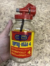 Vintage Ortho Spray-ette 4 Gallon Glass & Metal Composite 