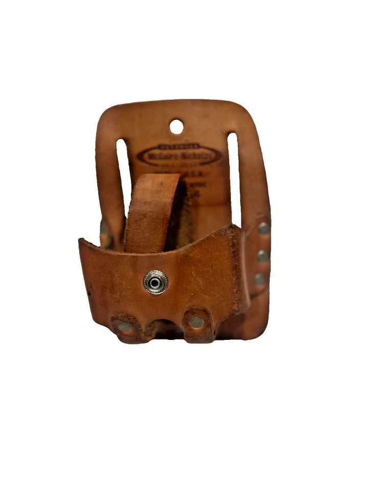 McGuire-Nicholas EE. UU. CUERO Bolsa de cinturón de herramientas para cinta métrica pequeña Modelo 464 Foto 2 de 4