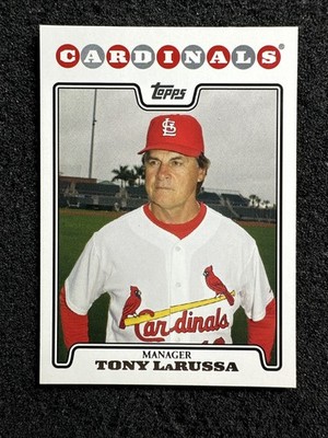 TONY LARUSSA #285 2008 Topps Baseball QTY St. Louis Cardinals