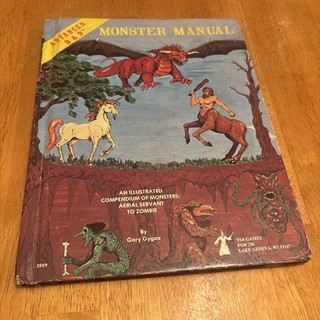 Advanced Dungeons & Dragons Monster Manual 4th Edition 1979 D&D TSR Vintage