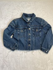 GB girls Blue Denim Button-Front Jean Jacket