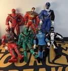 Vintage Power Rangers 12” Action Figure Lot Bandai w Accessories