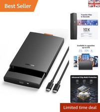 High-Speed UASP 2.5 Inch Hard Drive Enclosure - Protect Your Data Elegantly