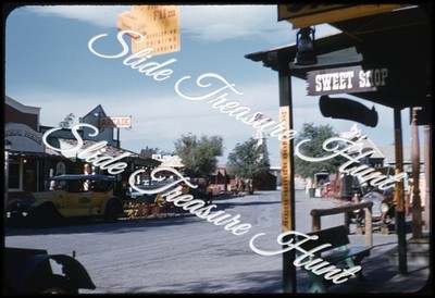 Last Frontier Village Las Vegas 35mm Slide 1950s Red Border Kodachrome