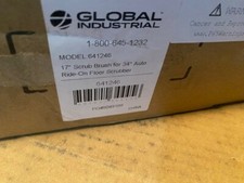 Global Industires 17" Scrub Brush for 34" Auto Ride-On Floor Scrubber 641246