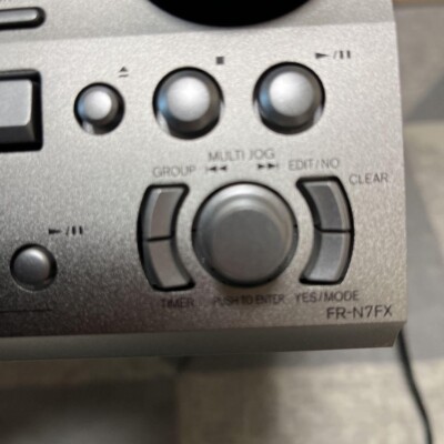 ONKYO　FR-N7FX＋D-N7FX ONKYO FR-N7FX CD MD Recorder Compact Disk Mini Disk Deck