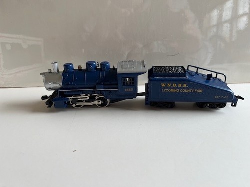 Model Power #6638 - HO Scale - 0-4-0 Shifter Locomotive 1855 & WNBRR Tender -New - Picture 2 of 23