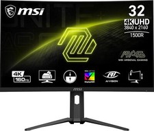 MSI MAG 321CUP 31.5" Curved Gaming Monitor- VA Panel, 160Hz,Adaptive-Sync-Refurb