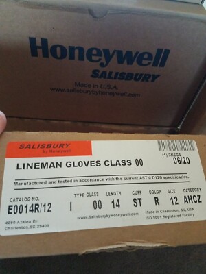 SALISBURY Electrical Gloves, Class 00, Red, Sz 12 E0014R/12