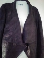 Marciano Los Angeles Leather Jacket Drape Style Woman's Size 4 Pre-owned